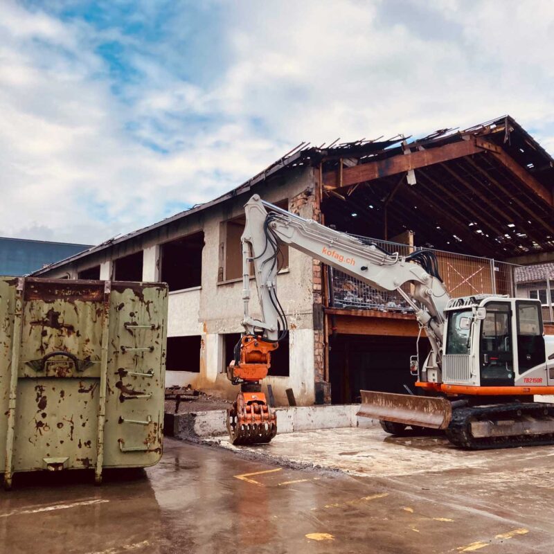 Industrierueckbauten - Komplettrückbau - KOF AG