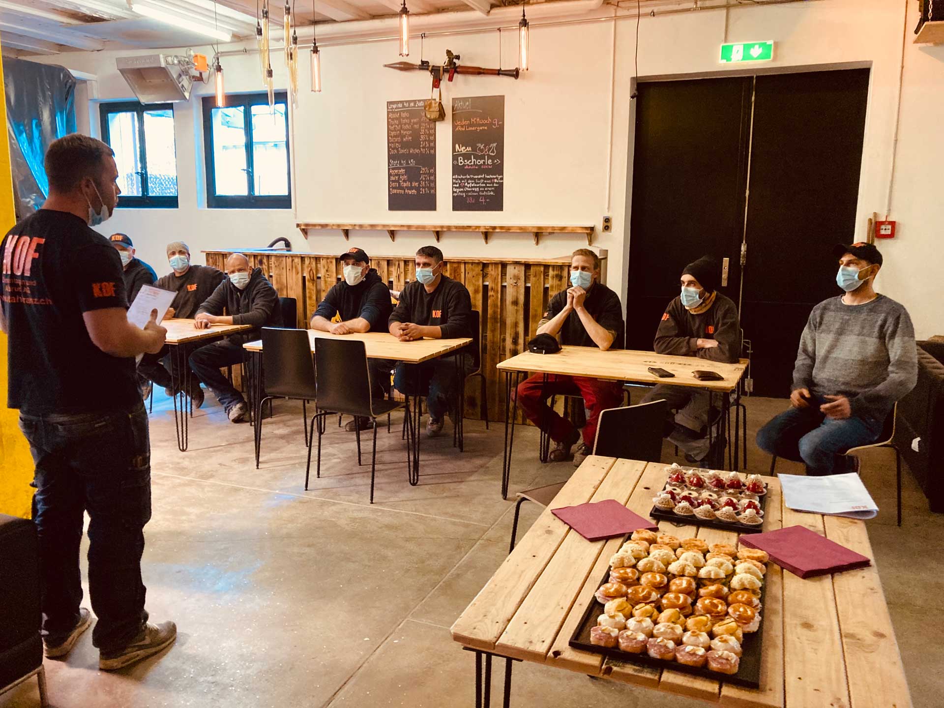 Sicherheitsschulung 2021 News KOF AG KOM AG