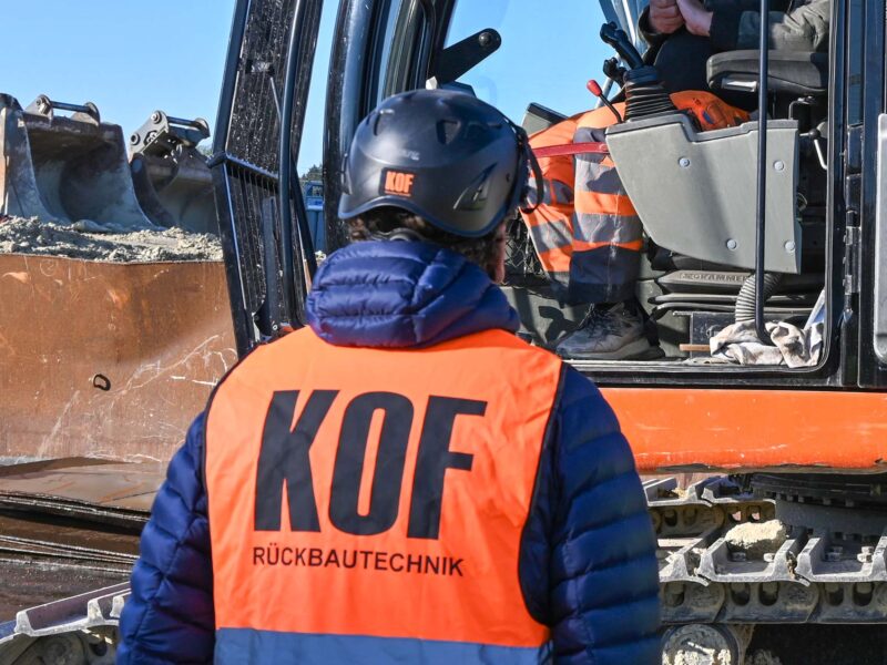 Polier Rückbau bei KOF AG – Rückbau-Spezialist in der Ostschweiz