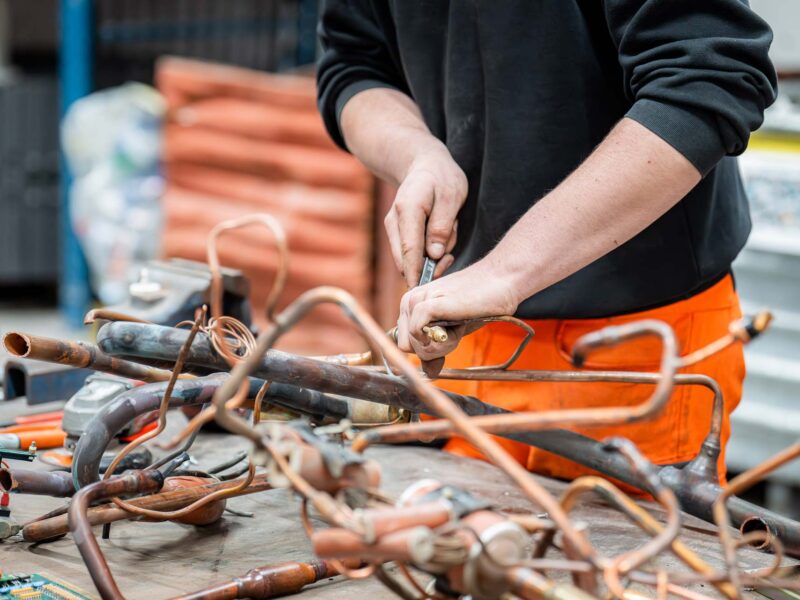 Lehrstelle Recyclist:in EFZ bei KOF AG – Nachhaltigkeit und Recycling